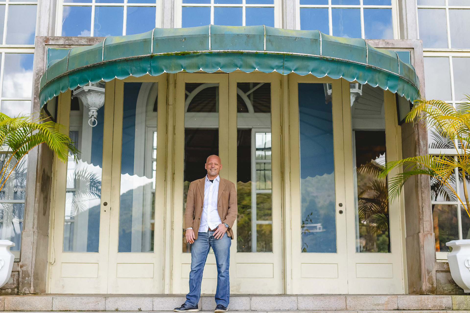 André Cannavaro no Palácio de Petrópolis